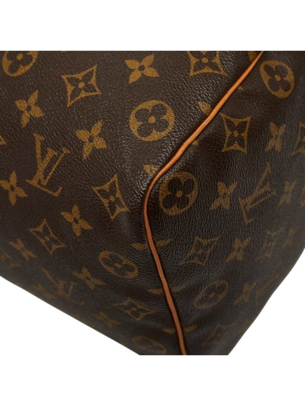 Louis Vuitton Monogram Speedy 35 Boston Bag Brown - Picture 5 of 10